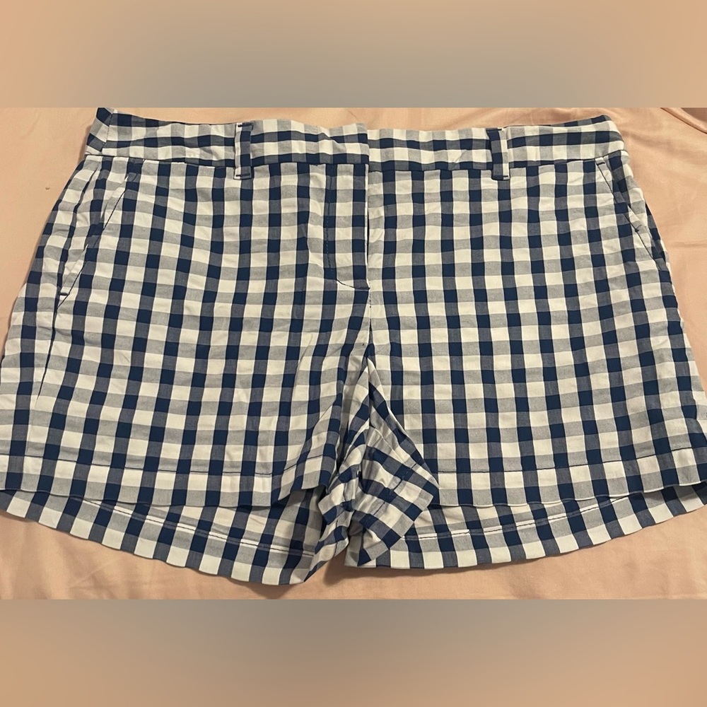 Loft Gingham Shorts